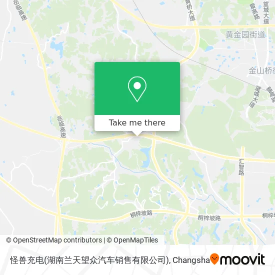 怪兽充电(湖南兰天望众汽车销售有限公司) map