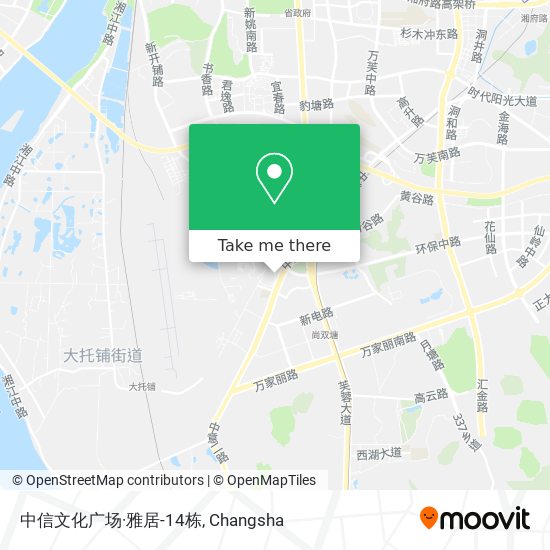 中信文化广场·雅居-14栋 map