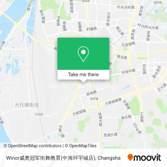Winor威奥冠军街舞教育(中海环宇城店) map