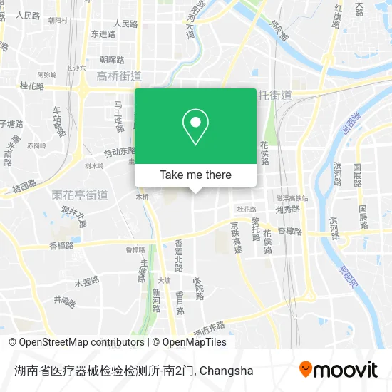 湖南省医疗器械检验检测所-南2门 map