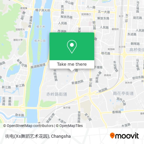 街电(Xs舞蹈艺术花园) map