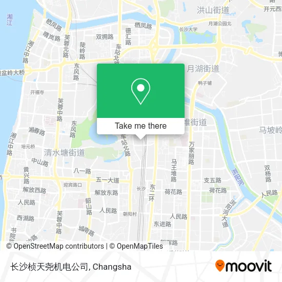 长沙桢天尧机电公司 map