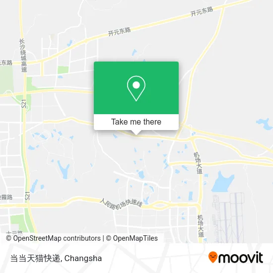 当当天猫快递 map
