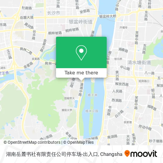 湖南岳麓书社有限责任公司停车场-出入口 map