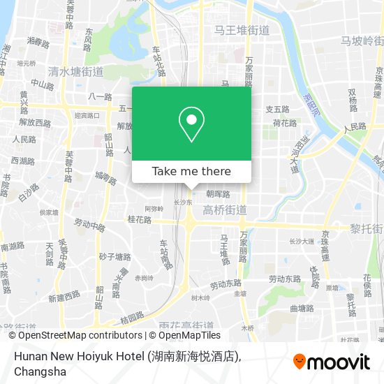 Hunan New Hoiyuk Hotel (湖南新海悦酒店) map