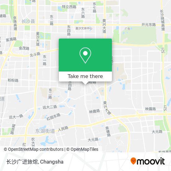 长沙广进旅馆 map