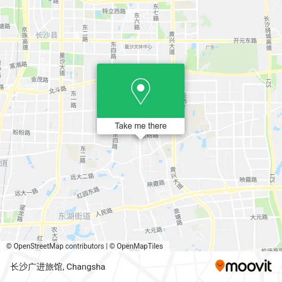 长沙广进旅馆 map