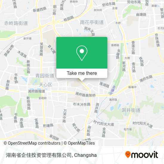 湖南省企佳投资管理有限公司 map