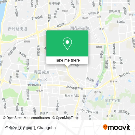 金领家族-西南门 map