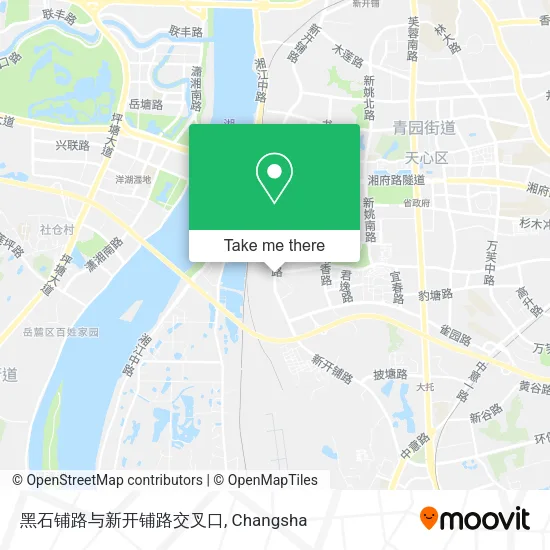 黑石铺路与新开铺路交叉口 map