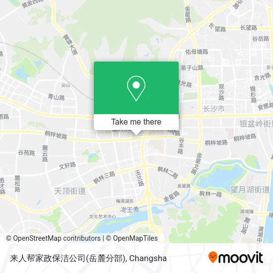 来人帮家政保洁公司(岳麓分部) map