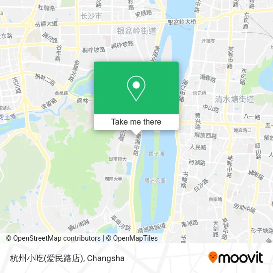 杭州小吃(爱民路店) map