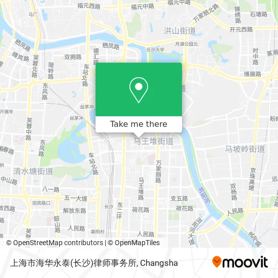 上海市海华永泰(长沙)律师事务所 map