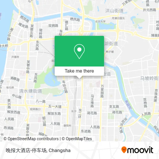晚报大酒店-停车场 map