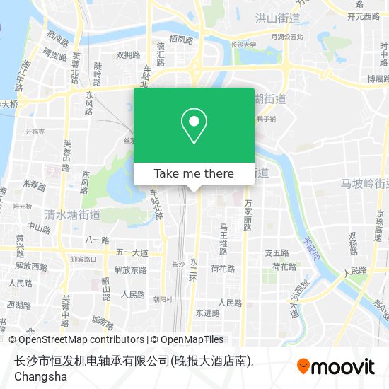 长沙市恒发机电轴承有限公司(晚报大酒店南) map
