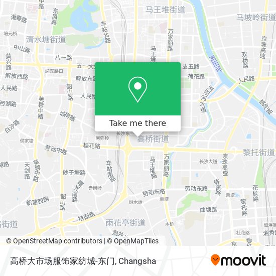 高桥大市场服饰家纺城-东门 map