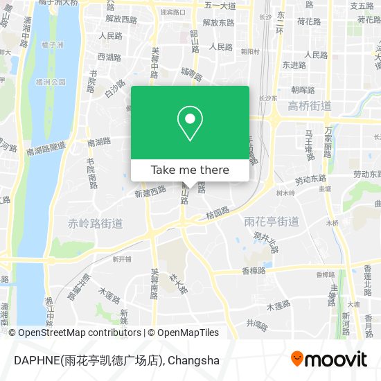 DAPHNE(雨花亭凯德广场店) map