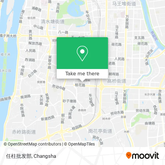 任柱批发部 map