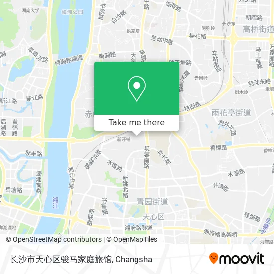 长沙市天心区骏马家庭旅馆 map