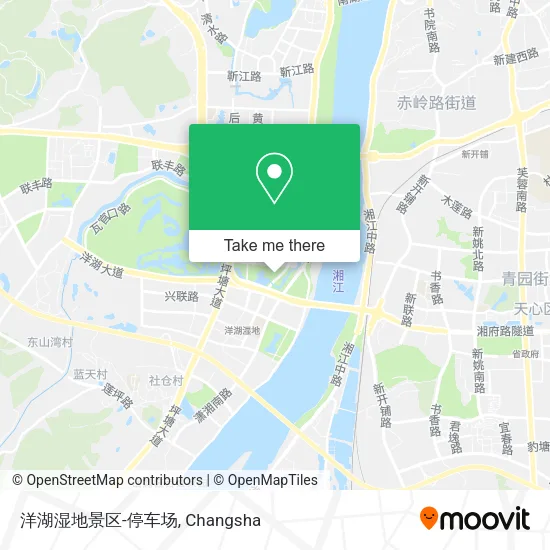 洋湖湿地景区-停车场 map