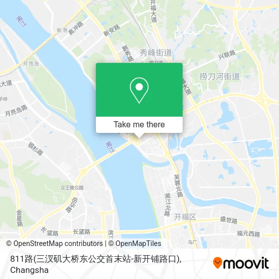811路(三汊矶大桥东公交首末站-新开铺路口) map