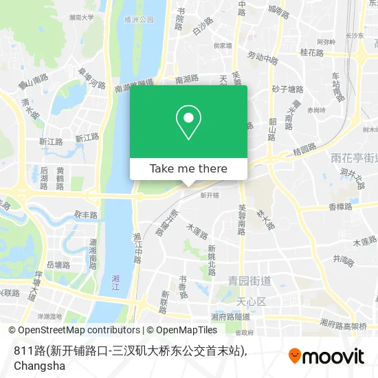 811路(新开铺路口-三汊矶大桥东公交首末站) map