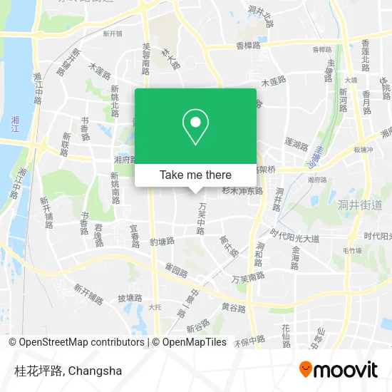 桂花坪路 map