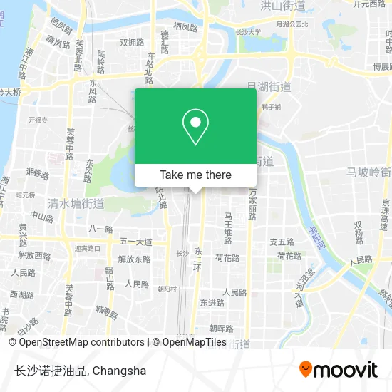 长沙诺捷油品 map