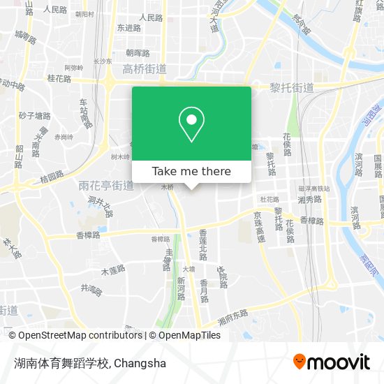 湖南体育舞蹈学校 map