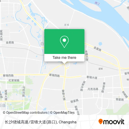 长沙绕城高速/雷锋大道(路口) map