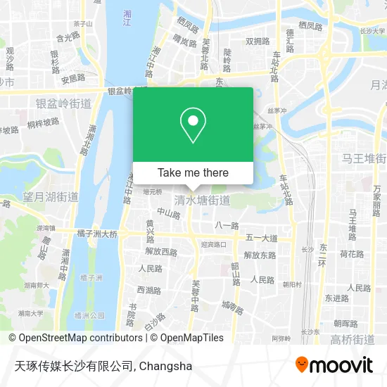 天琢传媒长沙有限公司 map