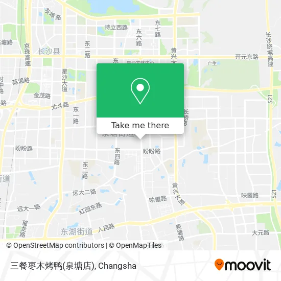 三餐枣木烤鸭(泉塘店) map