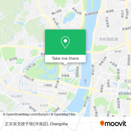 正宗东北饺子馆(洋湖店) map