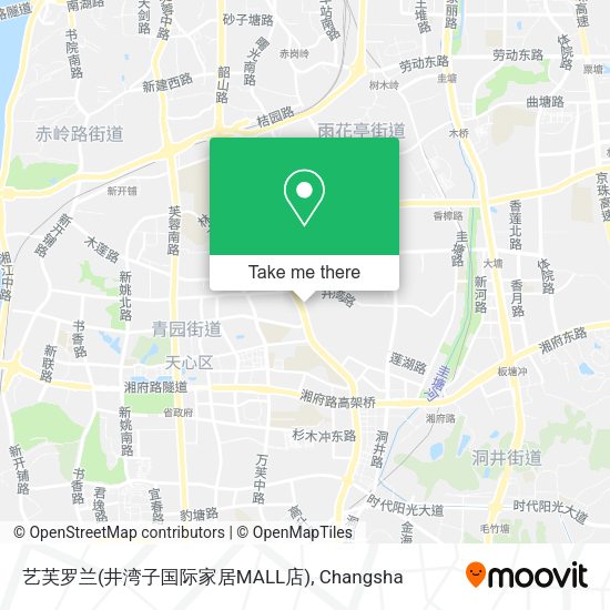 艺芙罗兰(井湾子国际家居MALL店) map