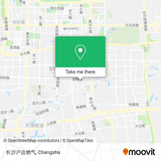 长沙户达燃气 map