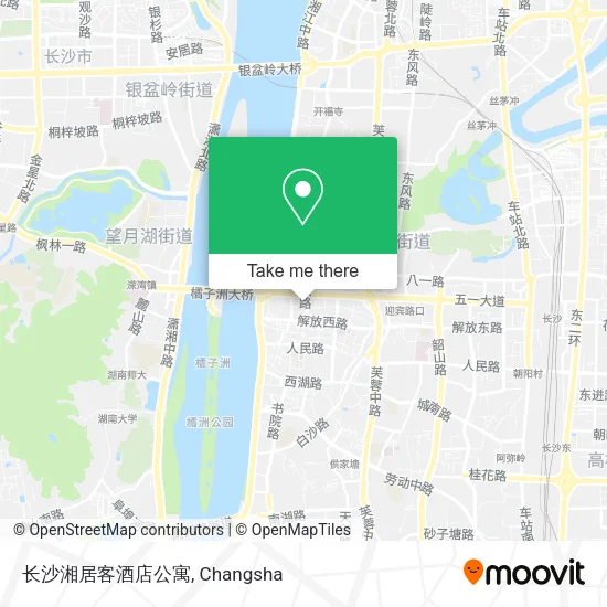 长沙湘居客酒店公寓 map