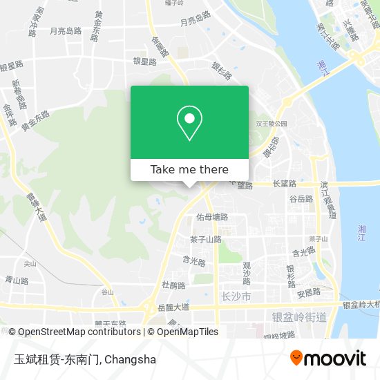 玉斌租赁-东南门 map