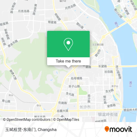 玉斌租赁-东南门 map