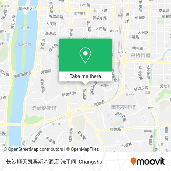 长沙顺天凯宾斯基酒店-洗手间 map