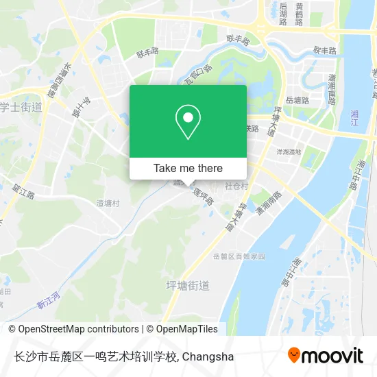 长沙市岳麓区一鸣艺术培训学校 map