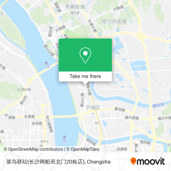 菜鸟驿站(长沙网船班北门20栋店) map