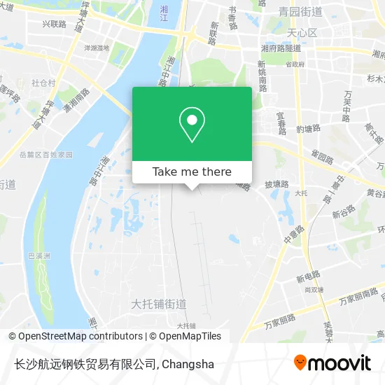 长沙航远钢铁贸易有限公司 map