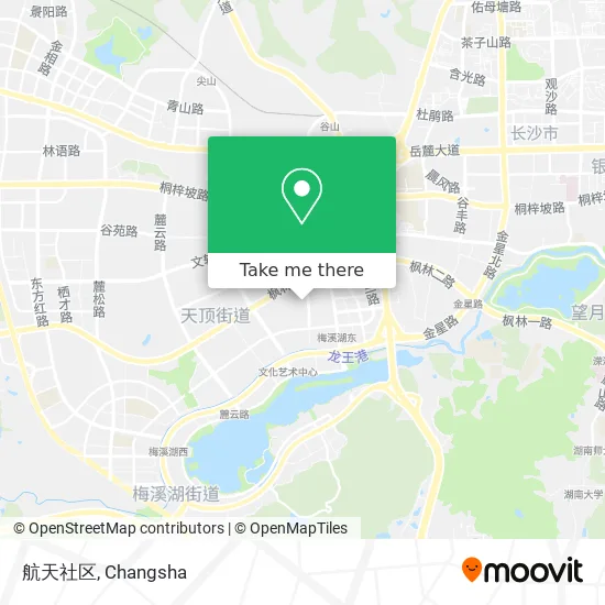 航天社区 map