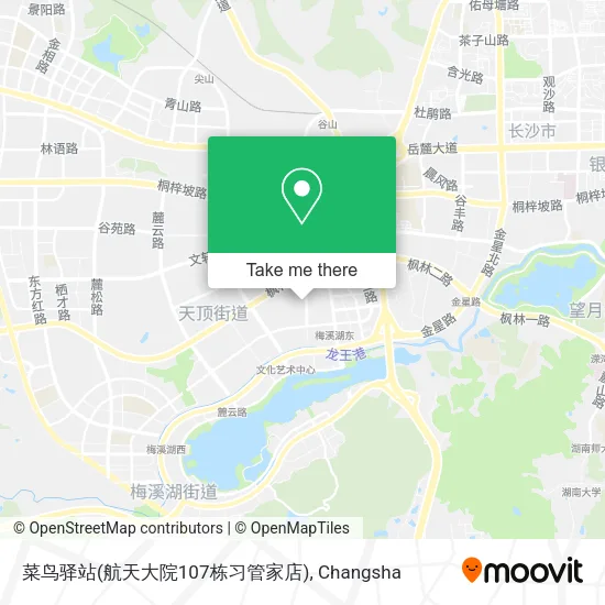 菜鸟驿站(航天大院107栋习管家店) map
