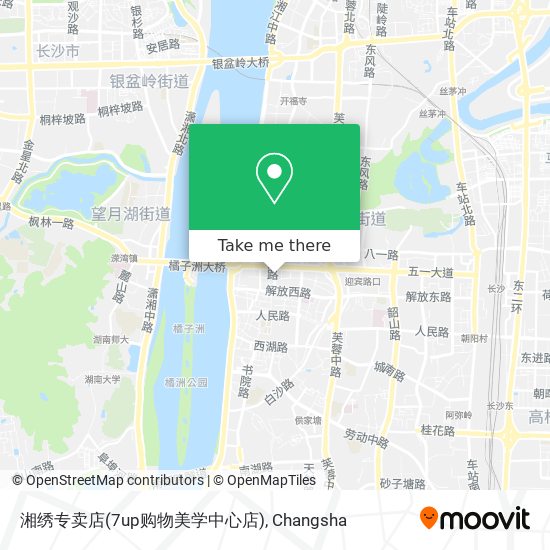 湘绣专卖店(7up购物美学中心店) map