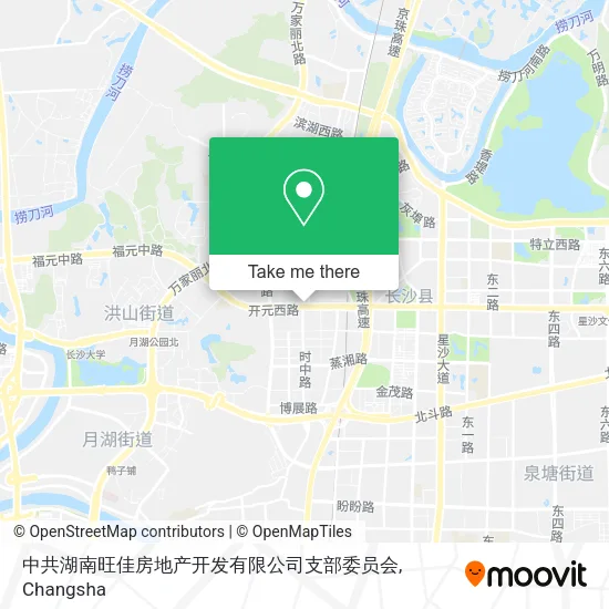 中共湖南旺佳房地产开发有限公司支部委员会 map