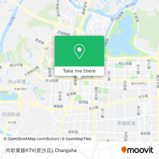 尚歌量贩KTV(星沙店) map