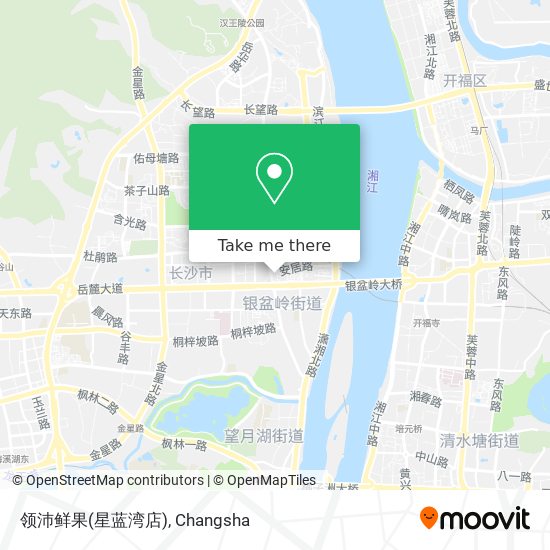 领沛鲜果(星蓝湾店) map