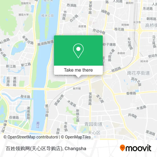 百姓领购网(天心区导购店) map