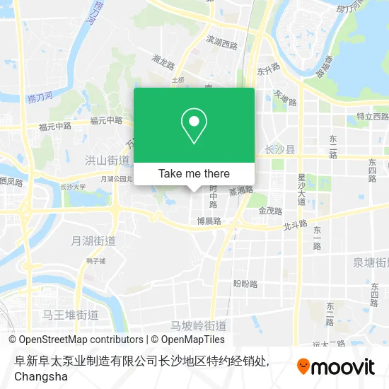 阜新阜太泵业制造有限公司长沙地区特约经销处 map